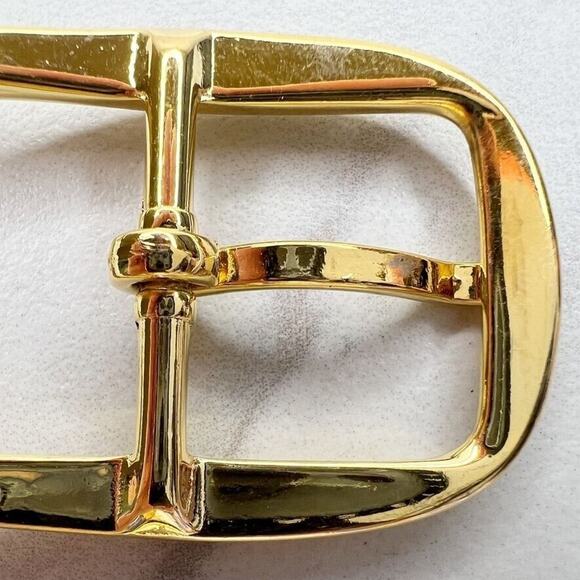Vintage Gold Tone Simple Basic Belt Buckle for up to 1 Inch Belt - Picture 7 of 8